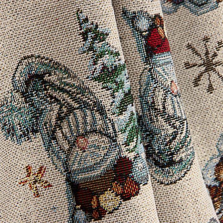 Tapisserie de Noël « Cadeaux » sur fond écru avec Lurex - Ribes y Casals