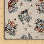 Tapisserie de Noël « Cadeaux » sur fond écru avec Lurex - Ribes y Casals