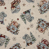 Tapisserie de Noël « Cadeaux » sur fond écru avec Lurex - Ribes y Casals