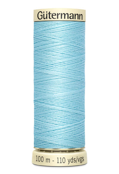 Fils Gütermann 100 m, couleur 195, bleu bébé - Ribes y Casals