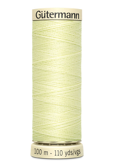 Fils Gütermann 100 m, couleur 292, vert citron doux - Ribes y Casals