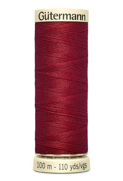 Fils Gütermann 100 m, couleur 367, rouge foncé - Ribes y Casals