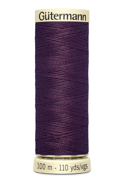 Fil Gütermann 100 m, couleur 517 Aubergine - Ribes y Casals