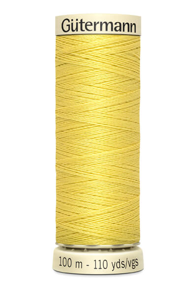Fils Gütermann 100 m, couleur 580, jaune - Ribes y Casals