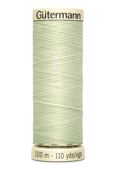 Fils Gütermann 100 m, couleur 818, vert pâle, doux - Ribes y Casals