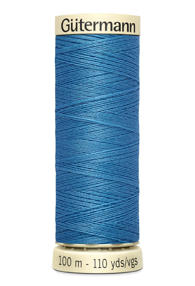 Fils Gütermann 100 m, couleur 965, bleu denim - Ribes y Casals