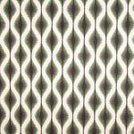 Toile de coton effet tissu de lin Ikat ethnique verte - Ribes y Casals