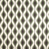 Toile de coton effet tissu de lin Ikat ethnique verte - Ribes y Casals