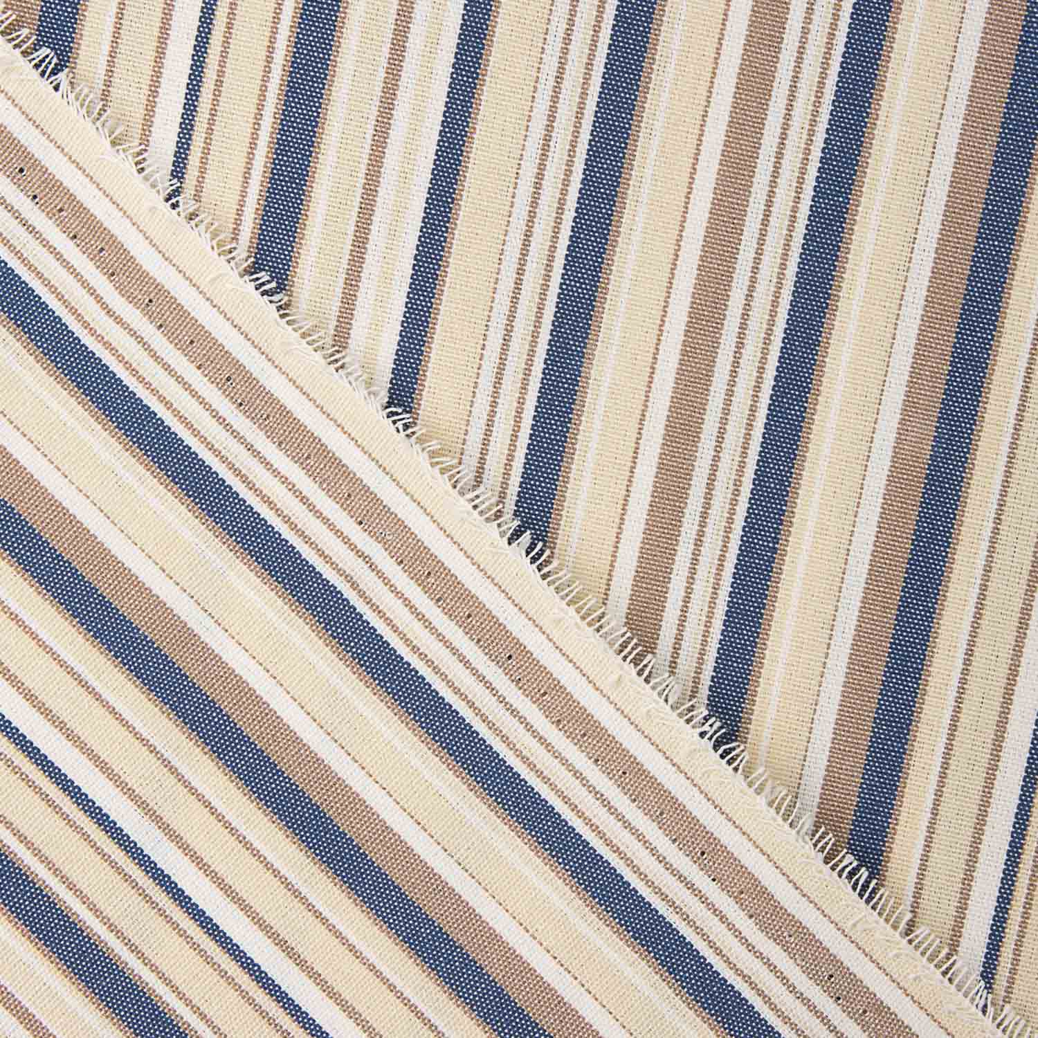 Toile d'extérieur en téflon à fines rayures multicolores bleues 320 cm - Ribes y Casals