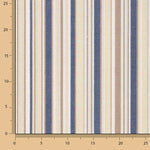 Toile d'extérieur en téflon à fines rayures multicolores bleues 320 cm - Ribes y Casals