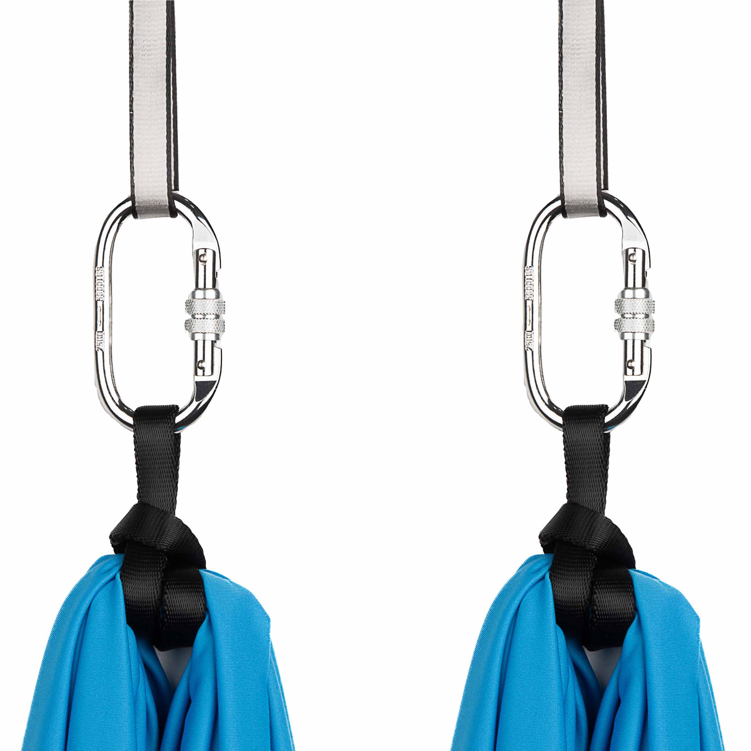 Pack double de rigging pour yoga aérien : 2 mousquetons + 2 rallonges + 2 sangles - Ribes y Casals