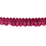 Bande de dentelle rouge bordeaux 15 mm - Ribes y Casals