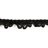 Dentelle Passementerie Nylon Noir 15mm - Ribes y Casals