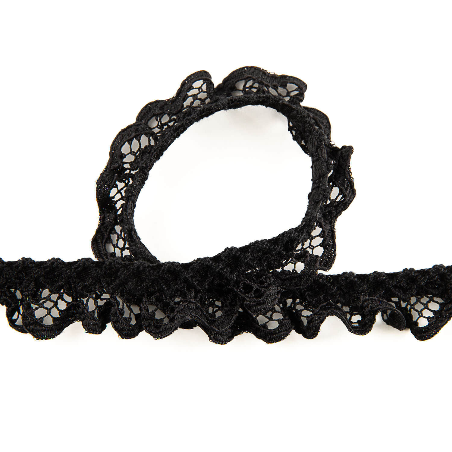 Dentelle Passementerie Nylon Noir 15mm - Ribes y Casals