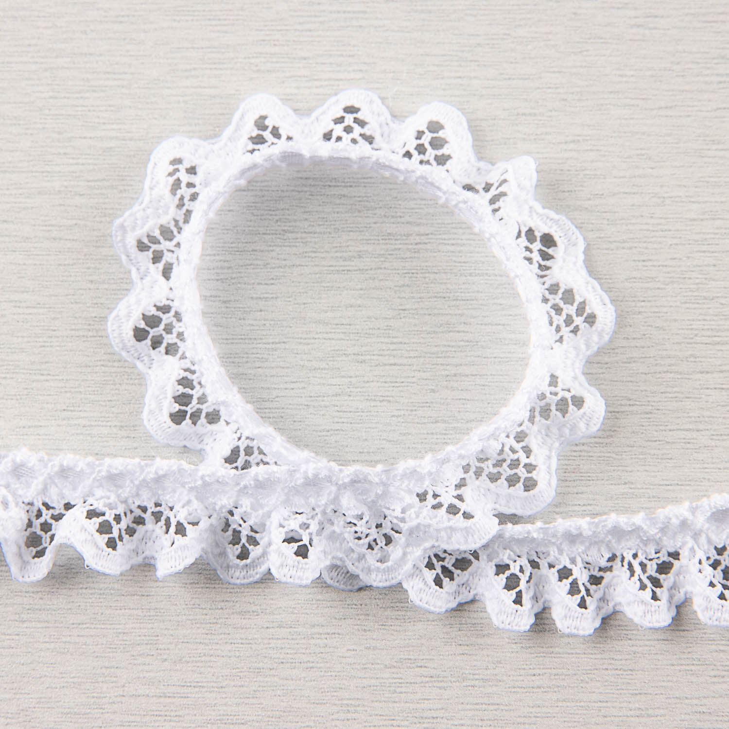 Dentelle Passementerie Nylon Blanc 15mm - Ribes y Casals