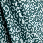 Percale imprimé Nairobi vert bouteille vert eau - Ribes y Casals