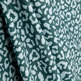 Percale imprimé Nairobi vert bouteille vert eau - Ribes y Casals