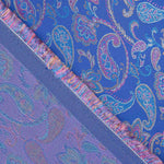Jacquard Cachemire Bleu Électrique - Ribes y Casals