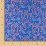 Jacquard Cachemire Bleu Électrique - Ribes y Casals