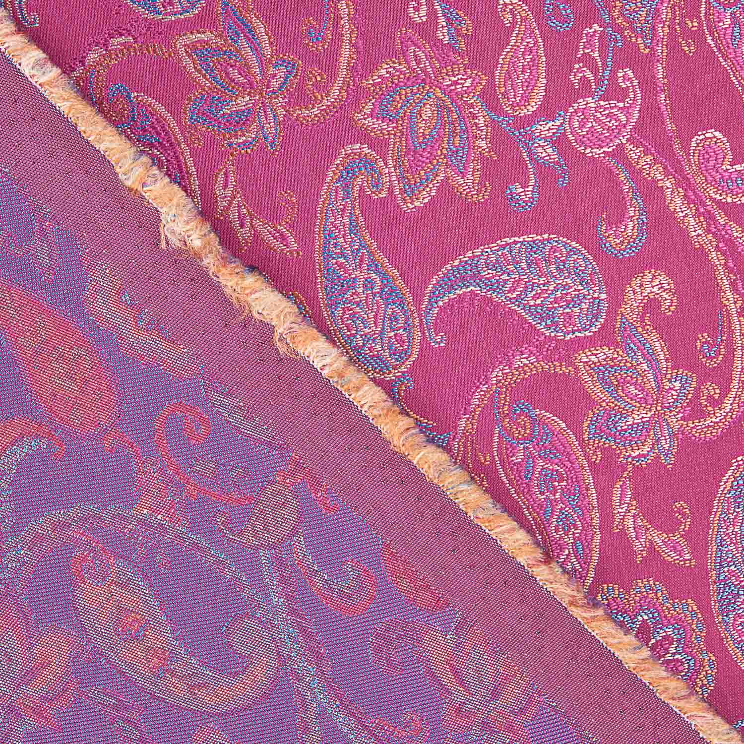 Jacquard Cachemire Fuchsia - Ribes y Casals