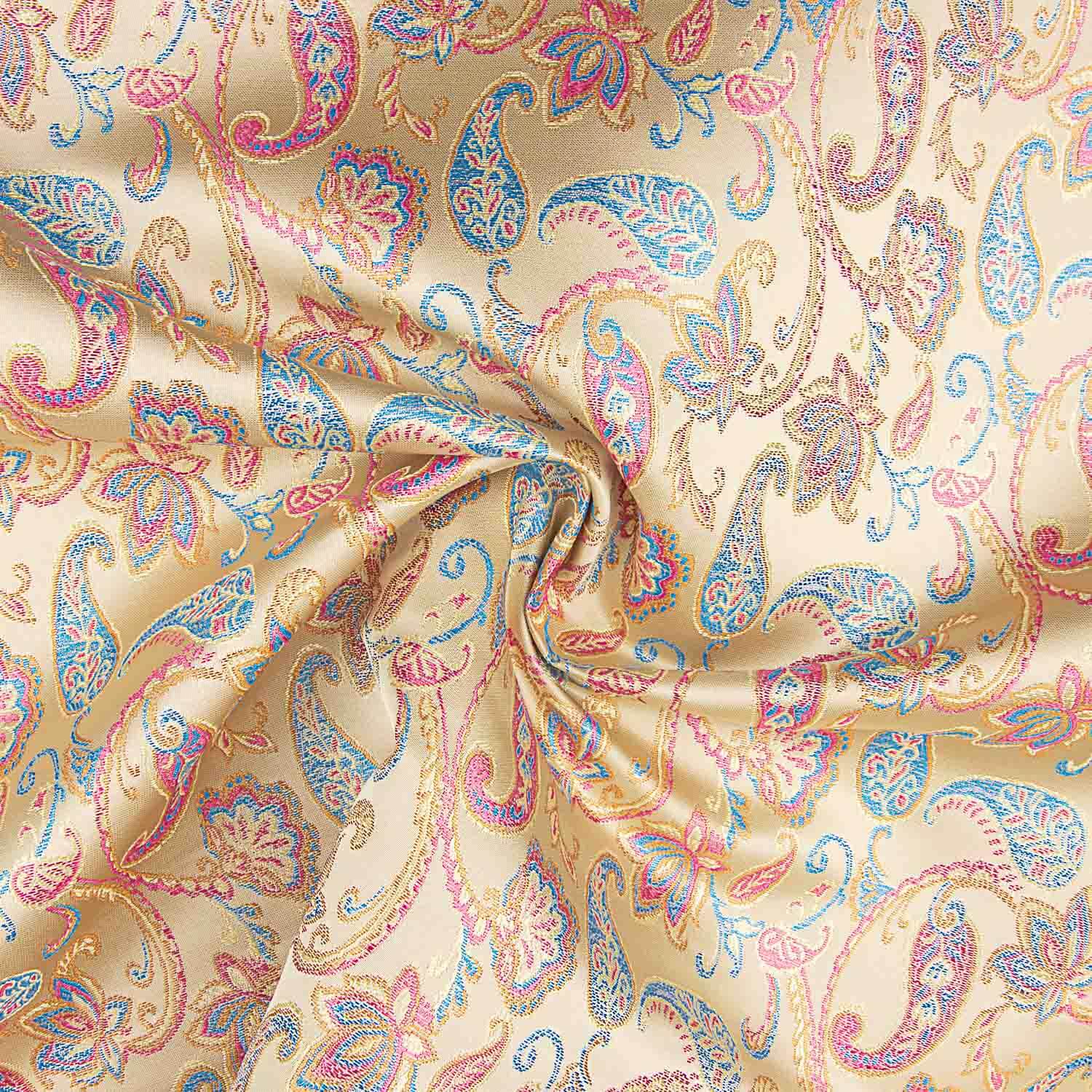 Jacquard Cachemire Pastel Élégant - Ribes y Casals