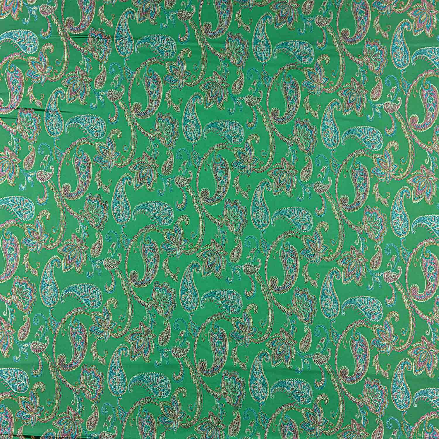 Jacquard Cachemire Vert Émeraude - Ribes y Casals