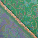 Jacquard Cachemire Vert Émeraude - Ribes y Casals