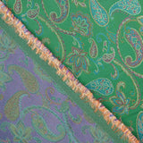 Jacquard Cachemire Vert Émeraude - Ribes y Casals