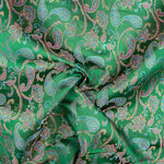 Jacquard Cachemire Vert Émeraude - Ribes y Casals