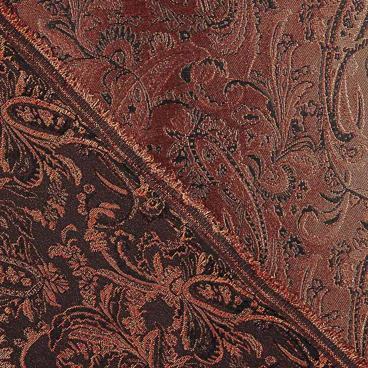 Jacquard cuivre avec lurex royal - Ribes y Casals