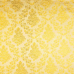 Jacquard jaune avec lurex doré - Ribes y Casals