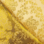 Jacquard jaune avec lurex doré - Ribes y Casals