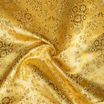 Jacquard jaune avec lurex doré - Ribes y Casals