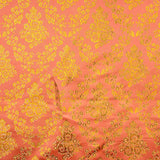 Jacquard orange saumon avec lurex doré - Ribes y Casals
