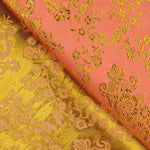 Jacquard orange saumon avec lurex doré - Ribes y Casals