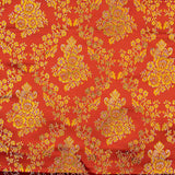 Jacquard rouge avec lurex doré - Ribes y Casals