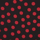 Koshibo à pois 33 mm noir-rouge - Ribes y Casals