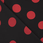 Koshibo à pois 33 mm noir-rouge - Ribes y Casals