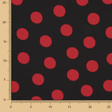 Koshibo à pois 33 mm noir-rouge - Ribes y Casals