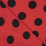 Koshibo à pois 33 mm rouge-noir - Ribes y Casals