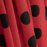Koshibo à pois 33 mm rouge-noir - Ribes y Casals