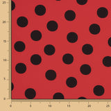 Koshibo à pois 33 mm rouge-noir - Ribes y Casals