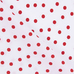 Koshibo à pois 7 mm blanc-rouge - Ribes y Casals