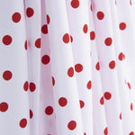 Koshibo à pois 7 mm blanc-rouge - Ribes y Casals