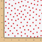 Koshibo à pois 7 mm blanc-rouge - Ribes y Casals