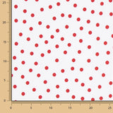 Koshibo à pois 7 mm blanc-rouge - Ribes y Casals