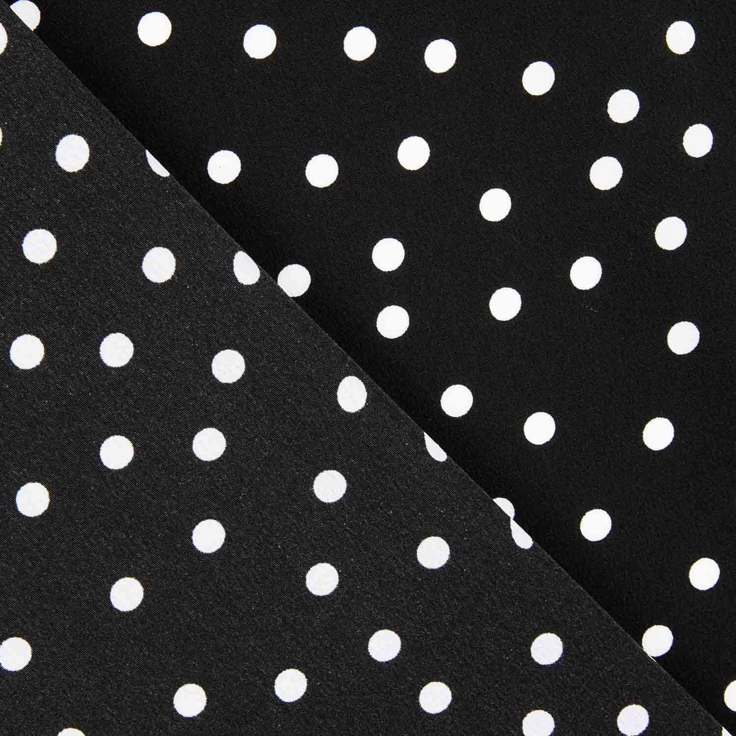 Koshibo à pois 7 mm noir et blanc - Ribes y Casals