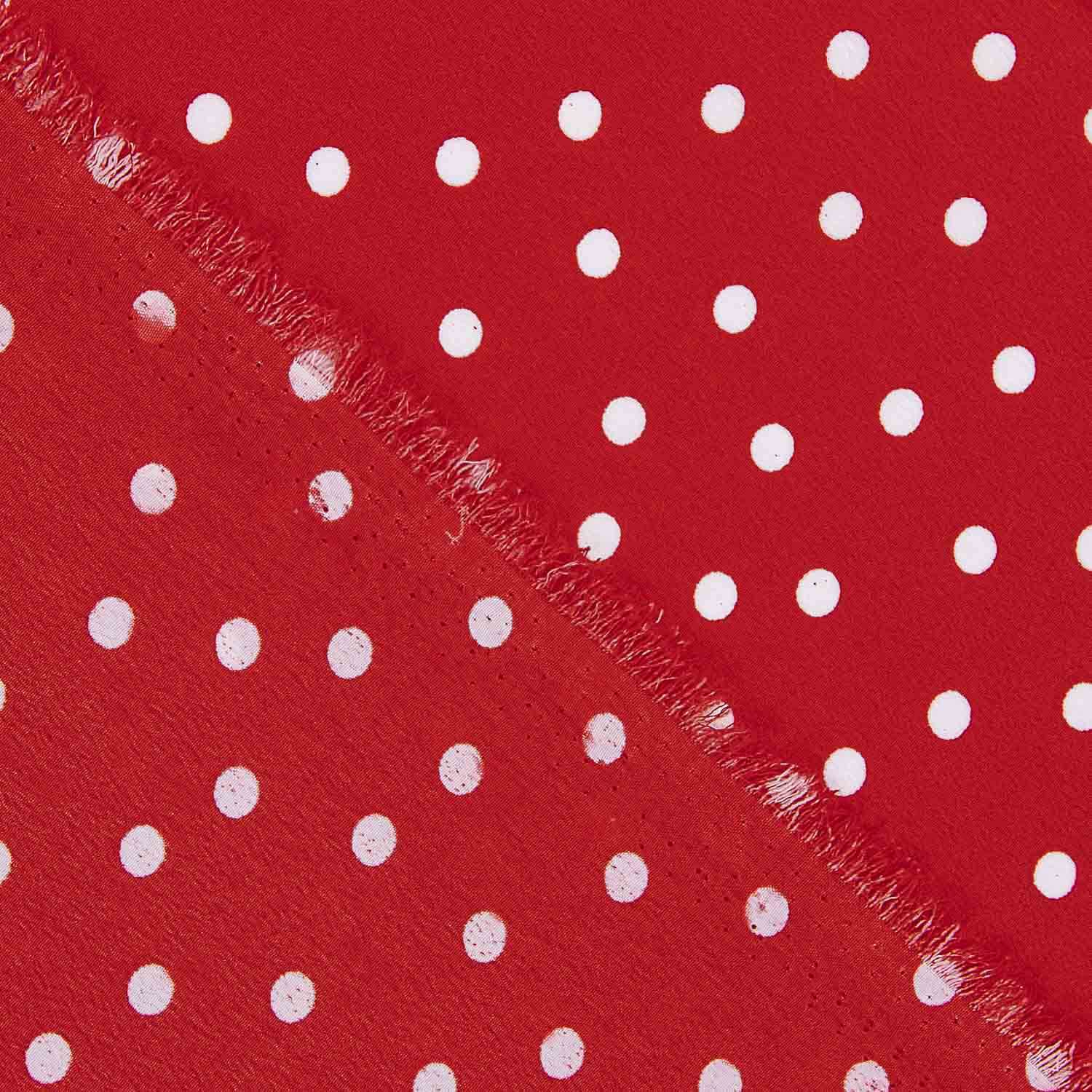 Koshibo à pois 7 mm rouge et blanc - Ribes y Casals