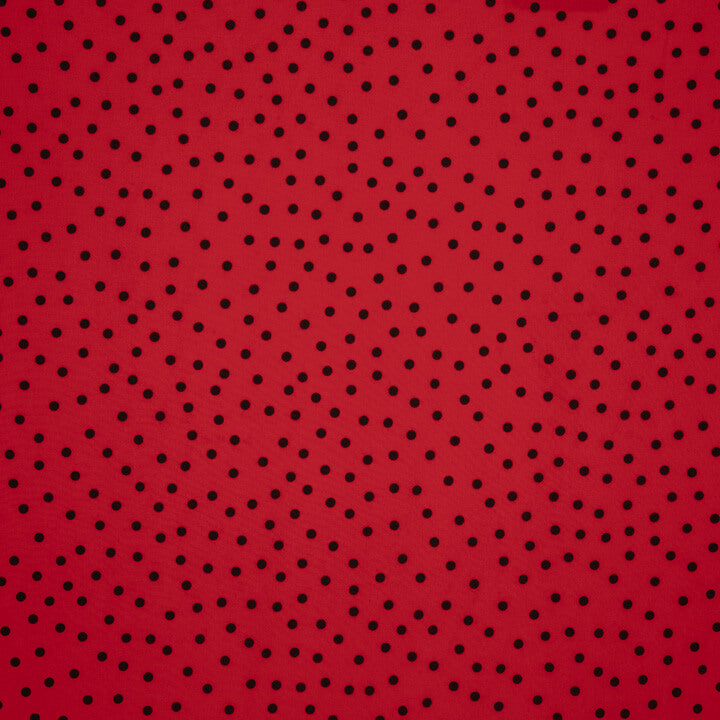 Koshibo à pois 7 mm rouge-noir - Ribes y Casals