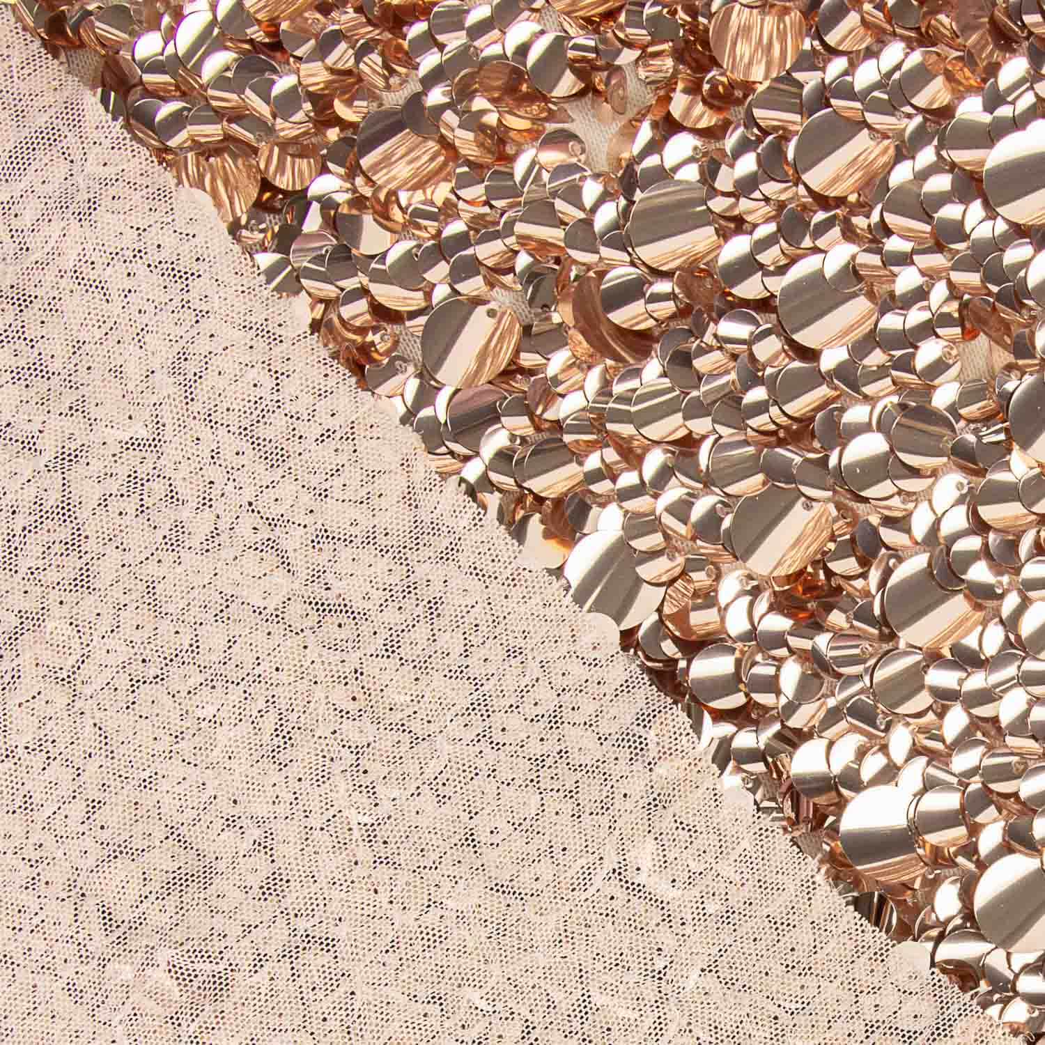 Paillettes Lycra Coquillages Cuivre - Ribes y Casals